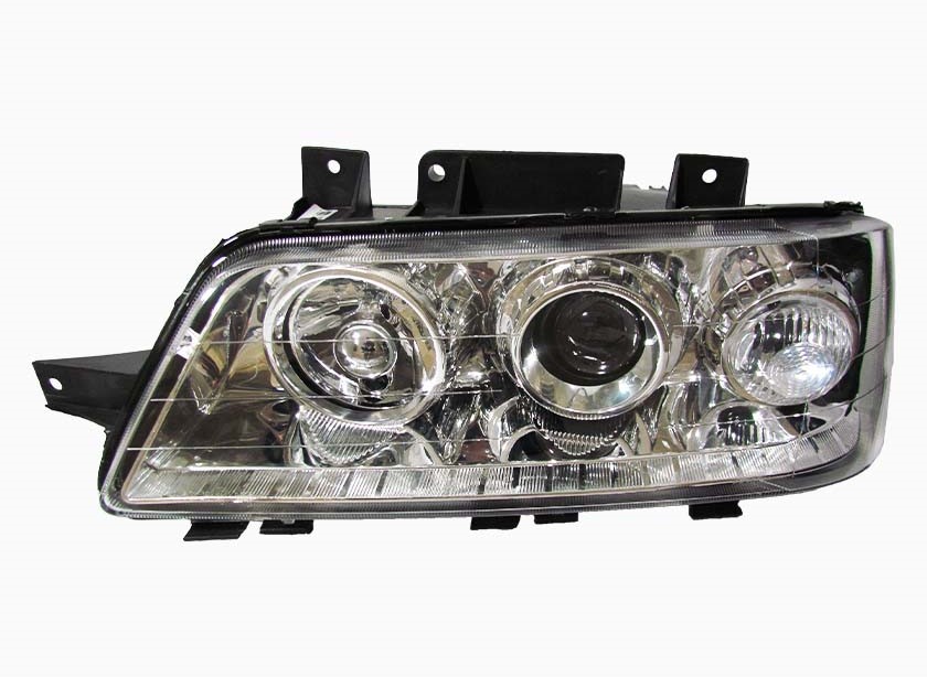 چراغ جلو چپ (سمت راننده) فابریک SNT اس ان تی کریستالی پژو 405 GLX و SLX