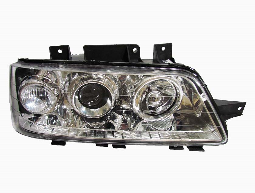 1 چراغ جلو راست (سمت شاگرد) فابریک SNT اس ان تی کریستالی پژو 405 GLX و SLX 